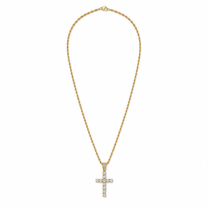 Гердан "Golden Iced Cross"