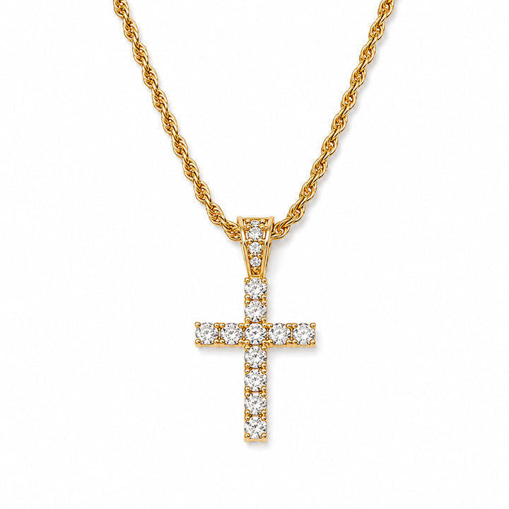 Гердан "Golden Iced Cross"