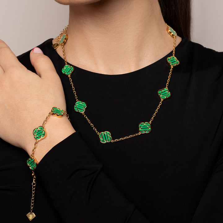 Гердан "Cloveluxe Golden Green"