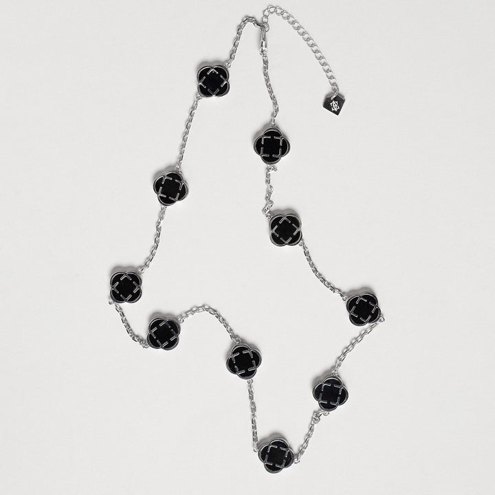 Гердан "Cloveluxe Silver Black"