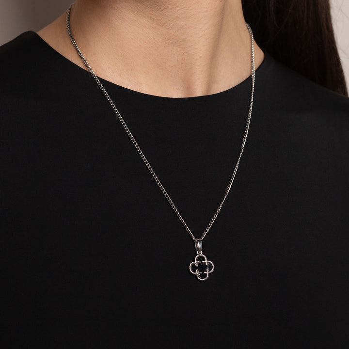 Гердан "Cloveluxe Silver Black Solo"