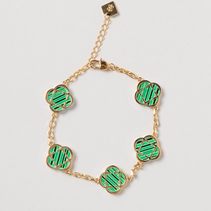 Гривна "Cloveluxe Golden Green"