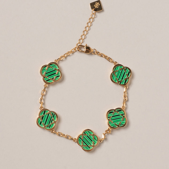 Гривна "Cloveluxe Golden Green"