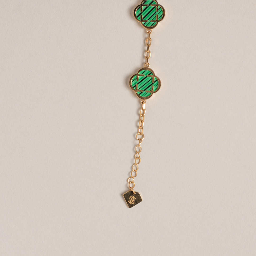 Гривна "Cloveluxe Golden Green"