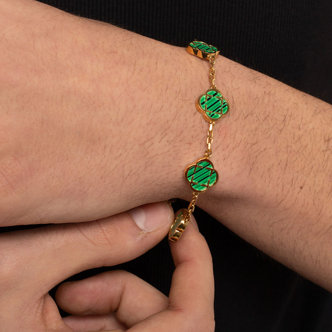 Гривна "Cloveluxe Golden Green"