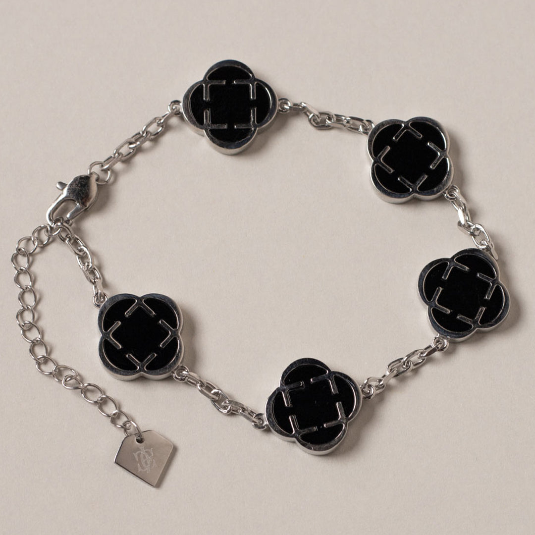 Гривна "Cloveluxe Silver Black”