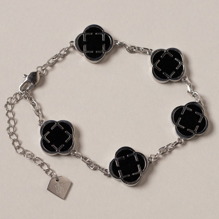 Гривна "Cloveluxe Silver Black”