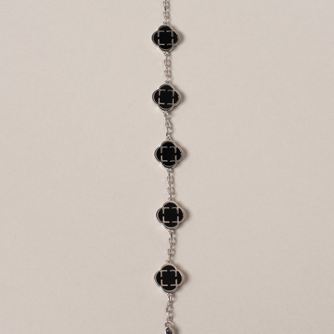 Гривна "Cloveluxe Silver Black”