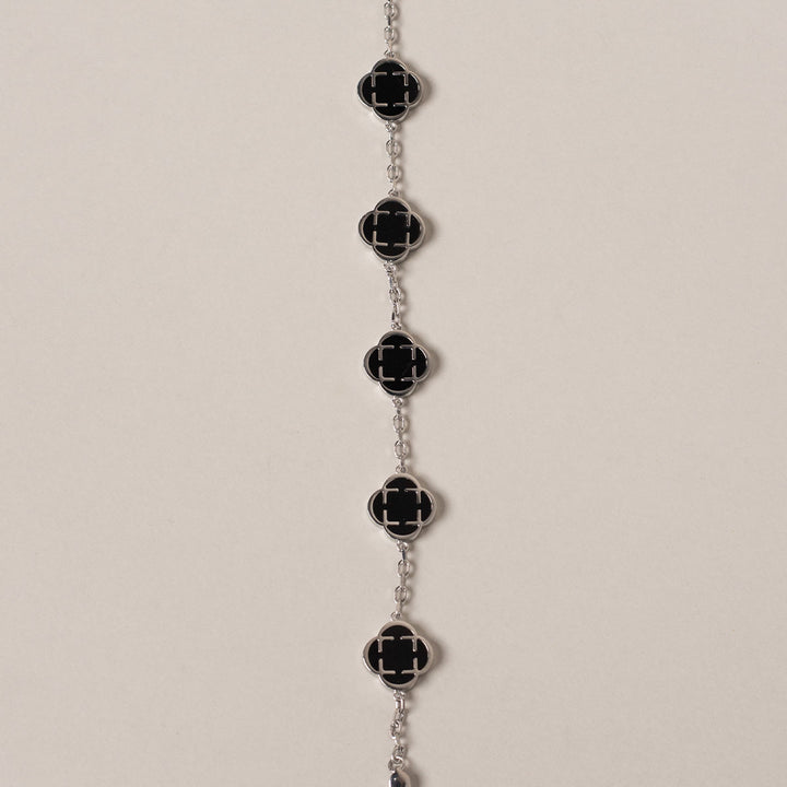 Гривна "Cloveluxe Silver Black”