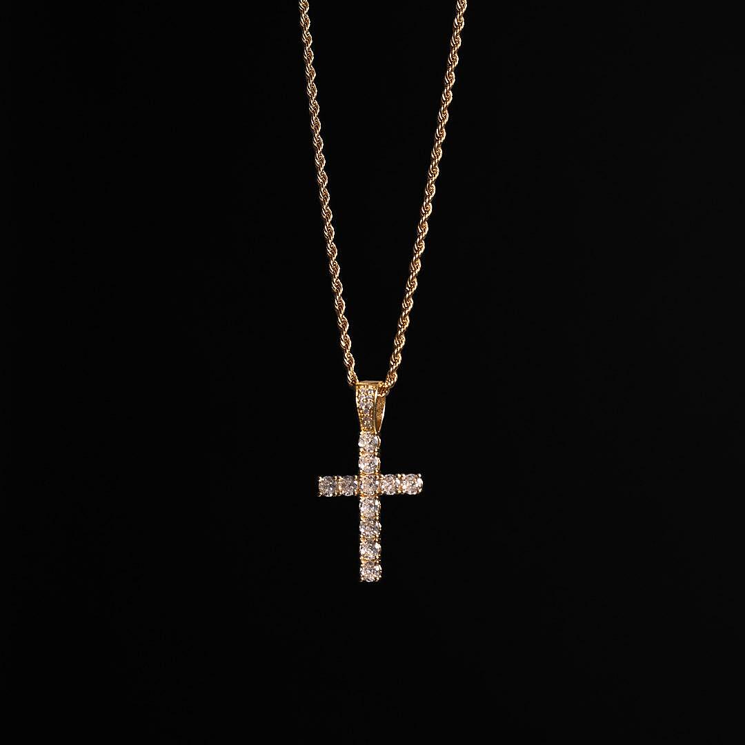 Гердан "Golden Iced Cross" - Image 1