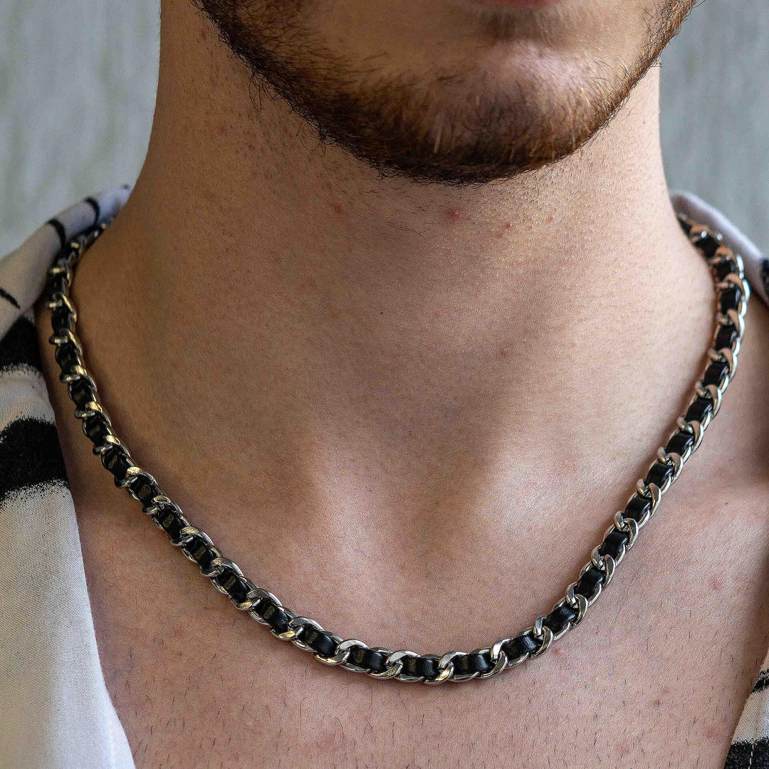 Гердан "Leather Chain"