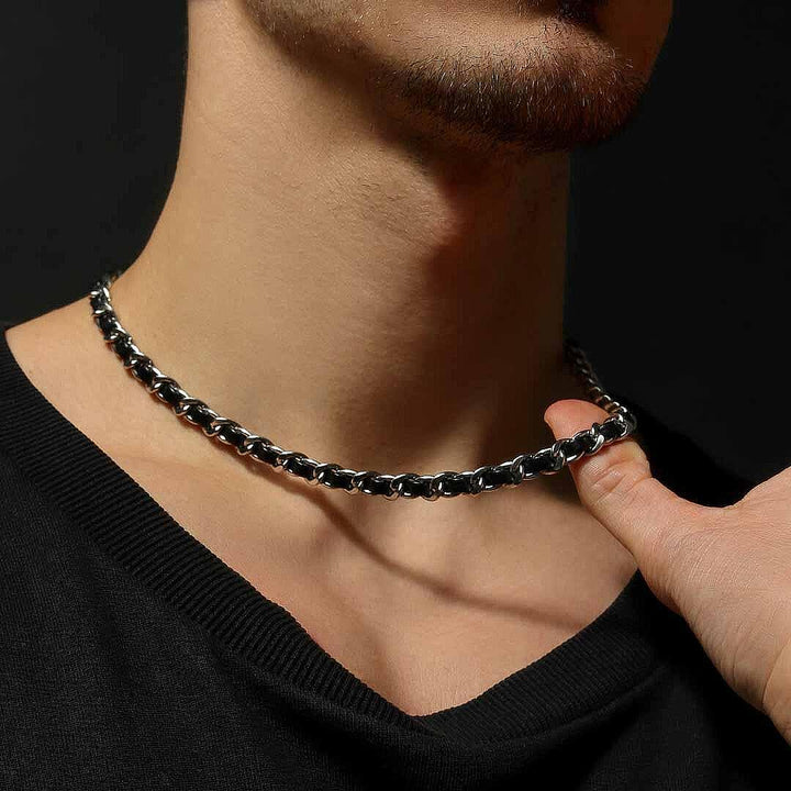 Гердан "Leather Chain"