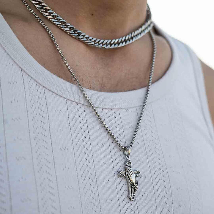 Сет Cuban Link & Prayer's Cross - Image 2