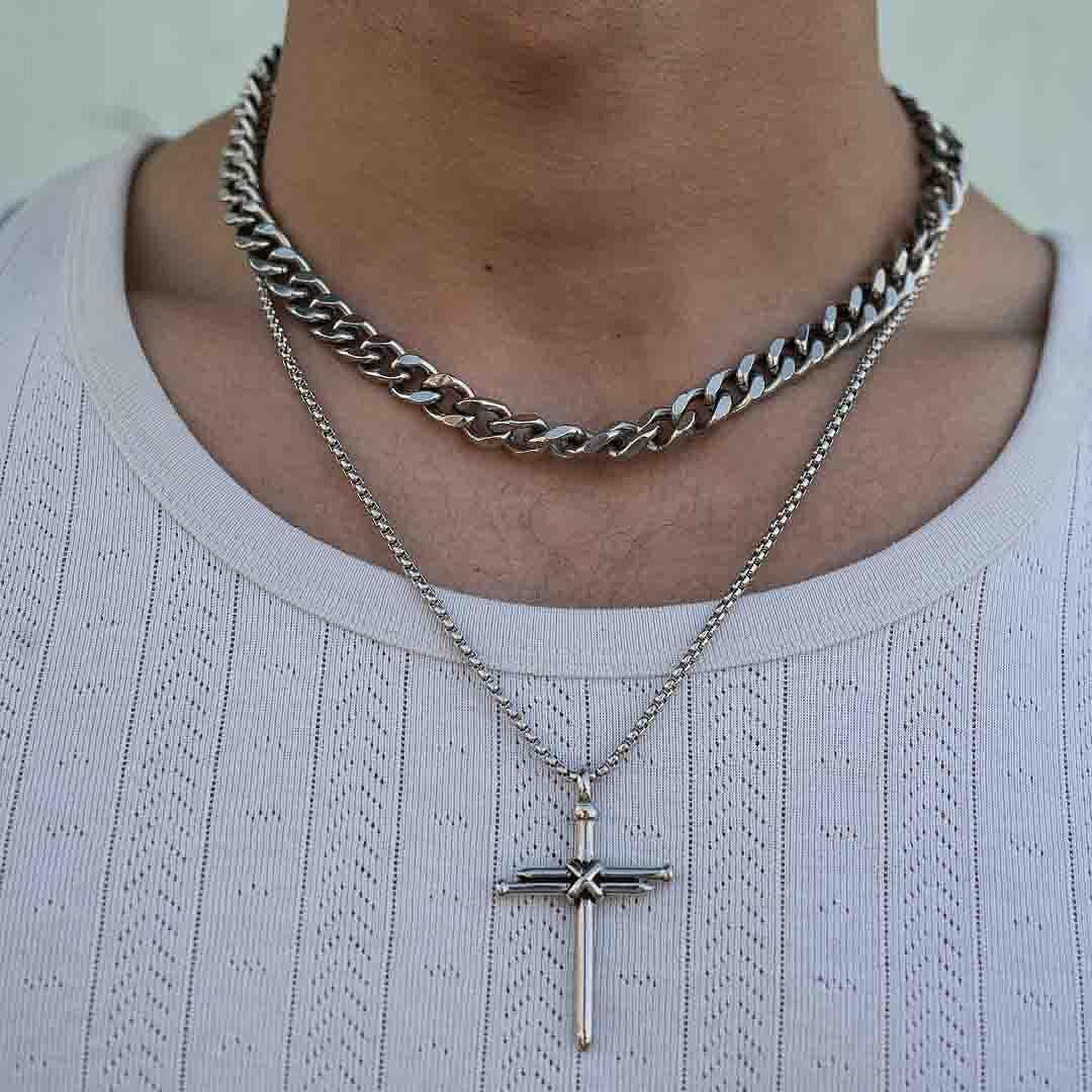 Сет Cuban Lock & Pierced Cross - Image 1